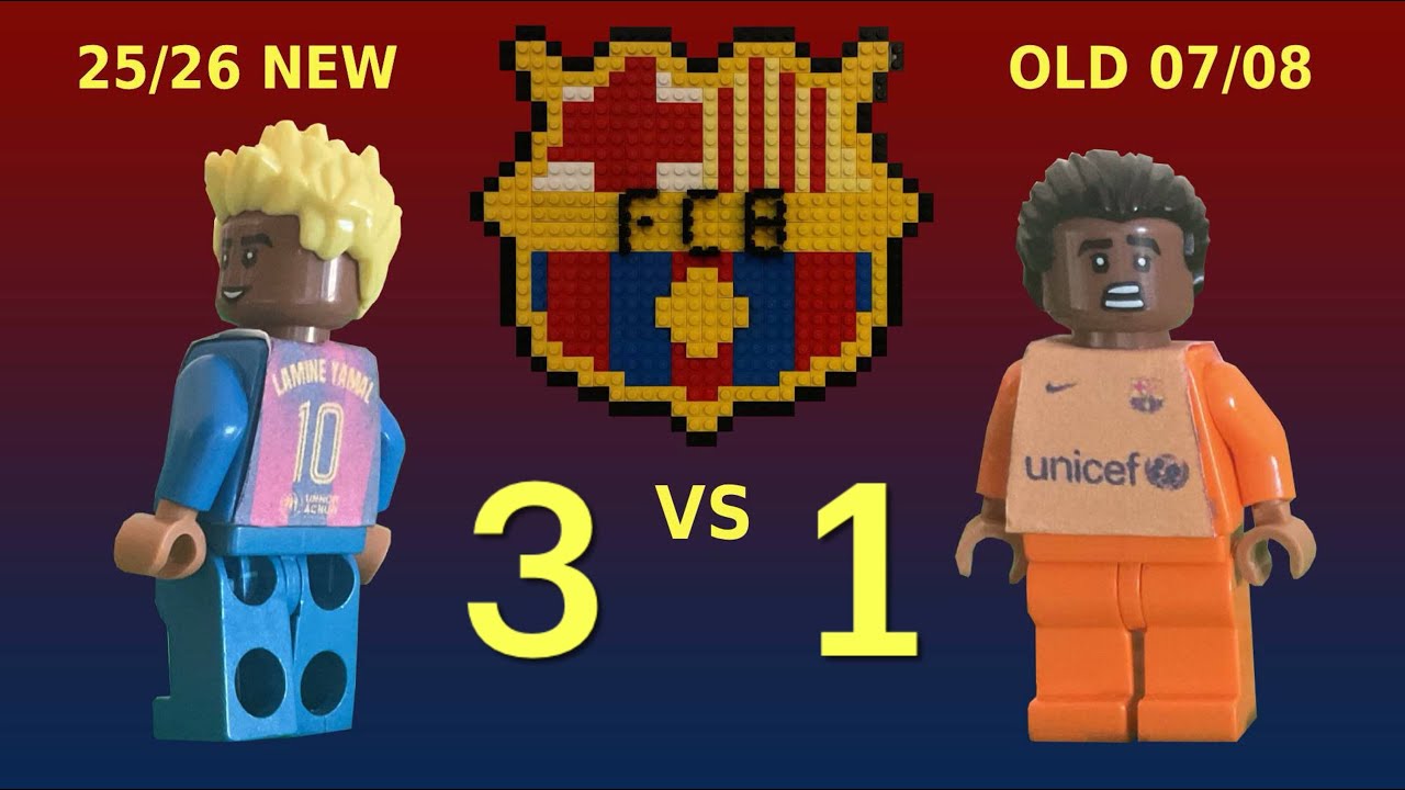 Soccer movie Lego Stop Motion: FC Barcelona 