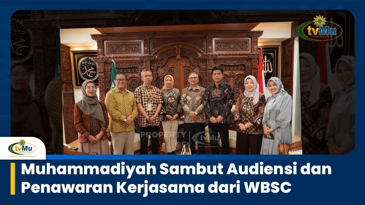 Muhammadiyah Sambut Audiensi dan Penawaran Kerjasama dari WBSC