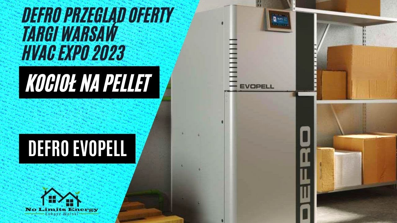 Kocioł na pellet // DEFRO Evopell // TARGI WARSAW HVAC EXPO 2023