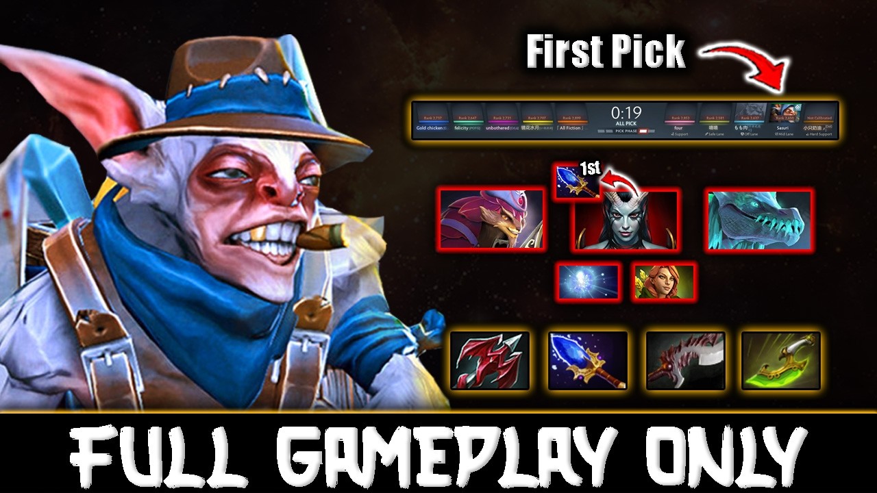 QOP rush Aghs hoping to Counter Meepoku Firstpick🤡-  Meepo Gameplay#1038