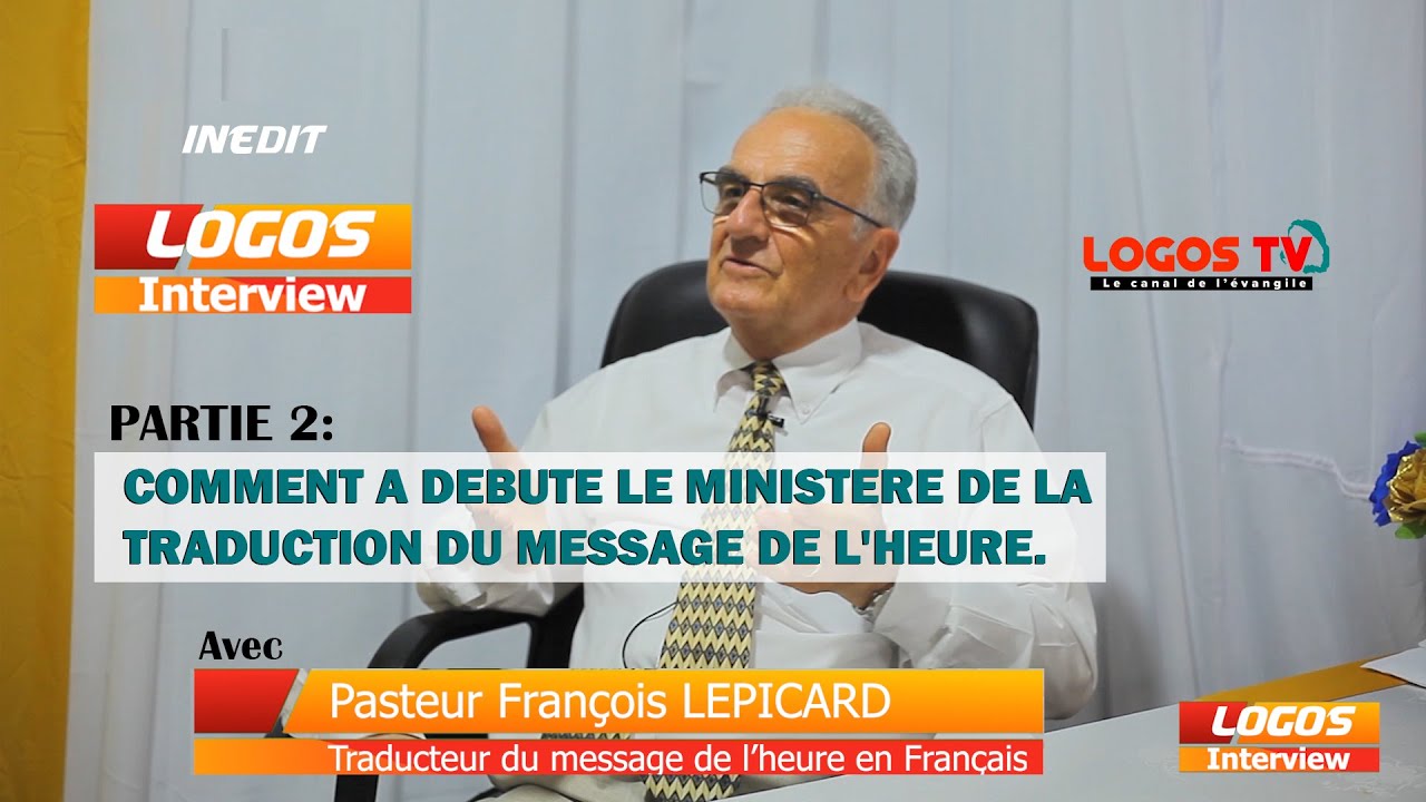 COMMENT A DEBUTE LE MINISTERE DE LA TRADUCTION DU MESSAGE - Pst F. LEPICARD #wmb #messagedelheure