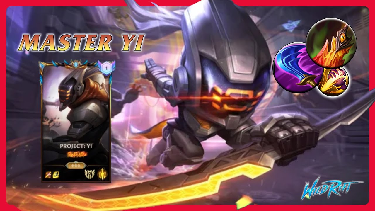 Wild Rift MASTER YI - TOP 1 PROJECT Master Yi S13 Ranked Gameplay + Build