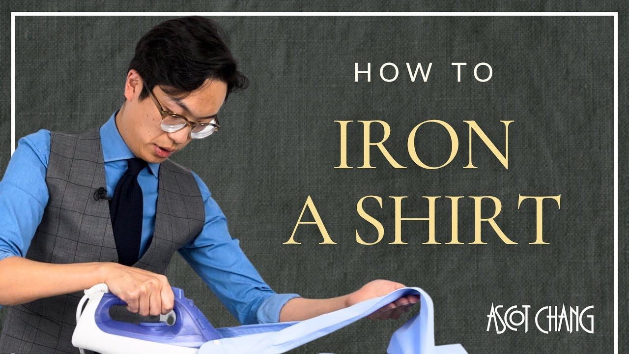 How to Iron a Shirt by a Master Shirtmaker with 70 Years of Heritage
