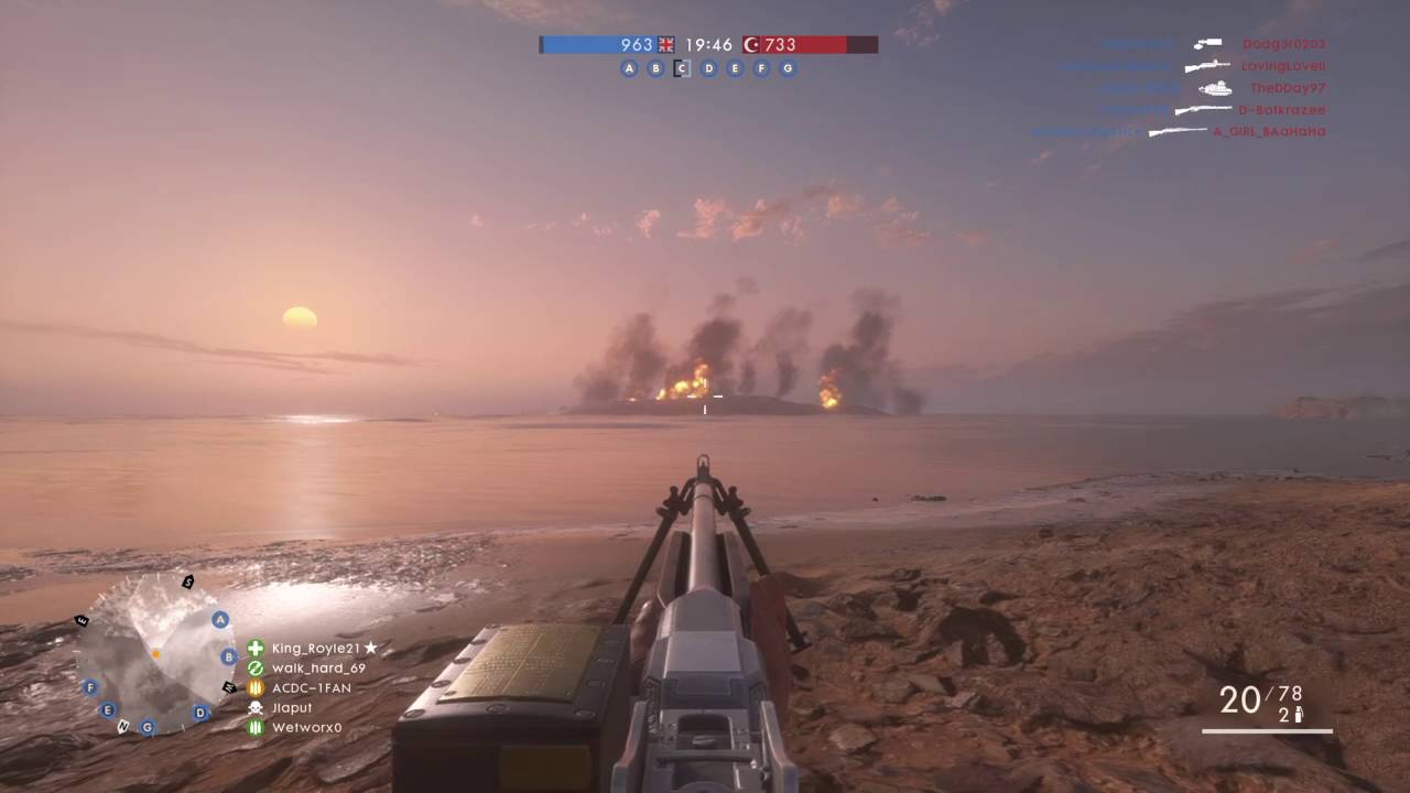 Battlefield 1 Dreadnought explosion