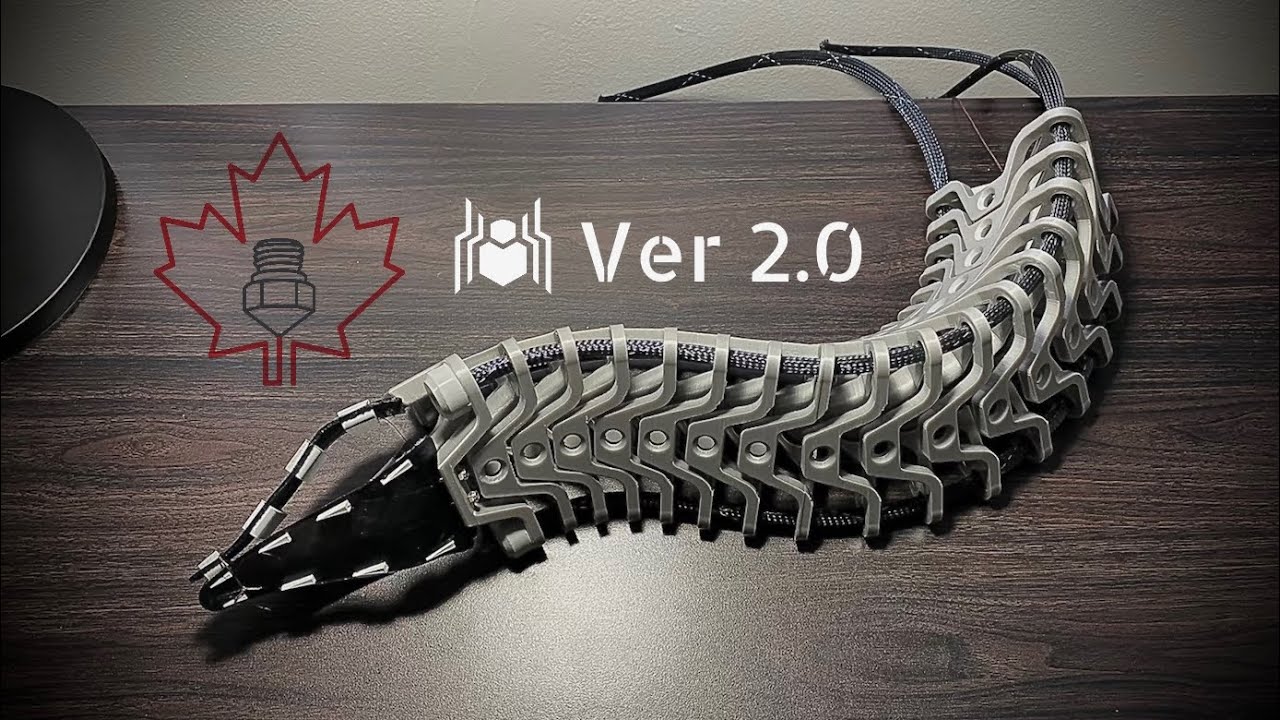 3D Printed Doctor Octopus Tentacle Ver 2.0