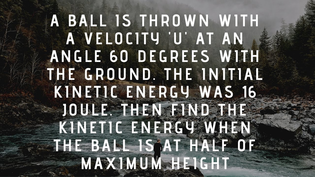 Solving projectile motion problem | Physics class by Dhilsobh | For board exams and entrance exams