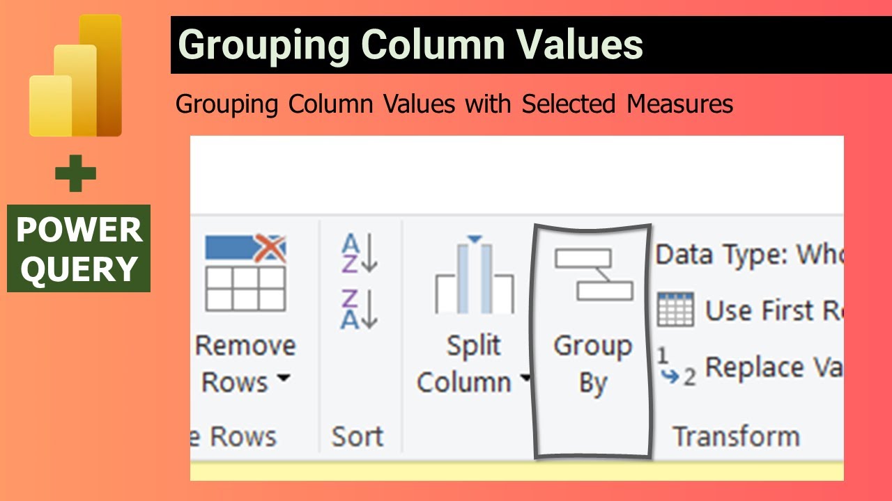 How to Group Data in Power Query by Creating new Table