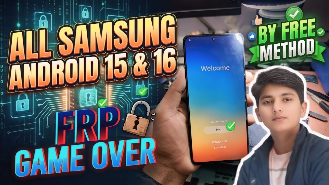Samsung Android 15 & 16 Frp Game Over ✅ || Samsung A15 Android 15 & 16 Frp Unlock 🔓 2026