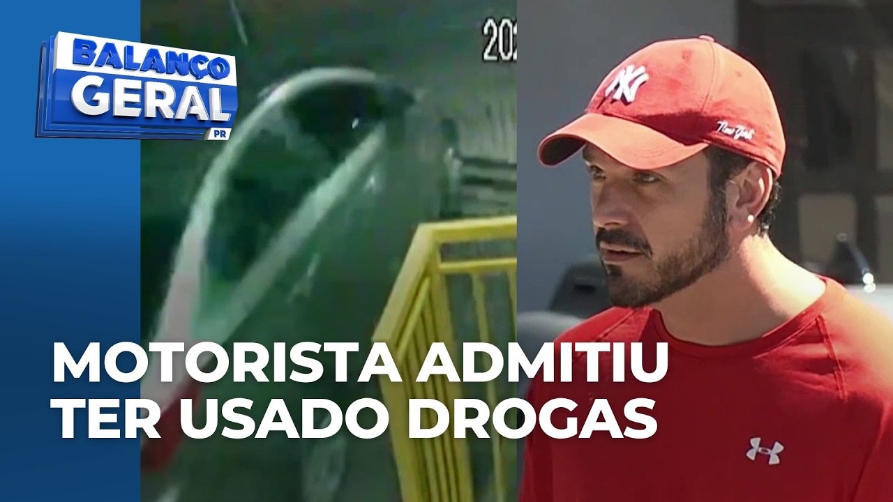 Antes de furtar ambulânica, motorista de aplicativo invadiu empresa e arrebentou portão
