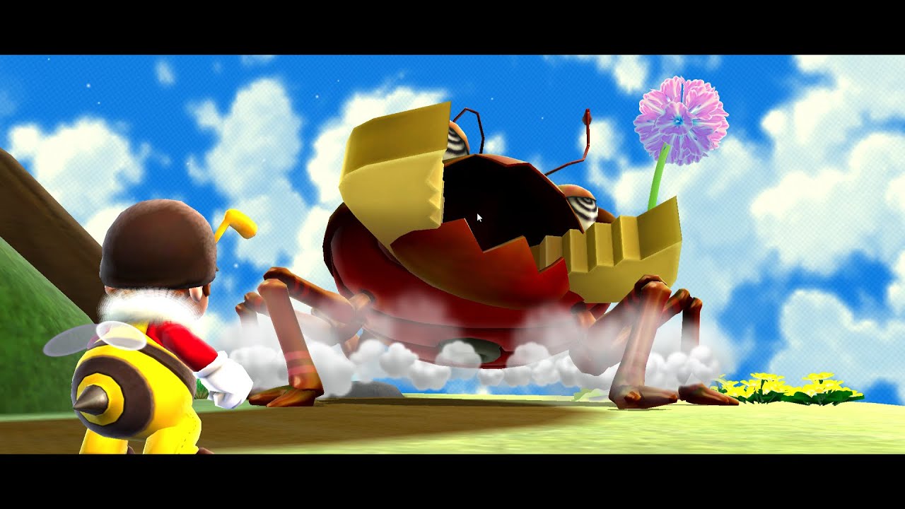 Bugaboom - BOSSES - Super Mario Galaxy - Wii