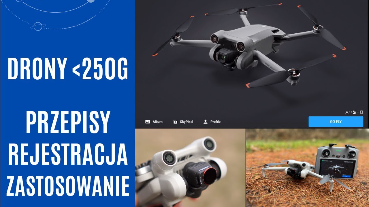Drony o masie do 250g: Kompendium wiedzy na start 2024. Przepisy, rejestracja, jak wysoko i daleko?