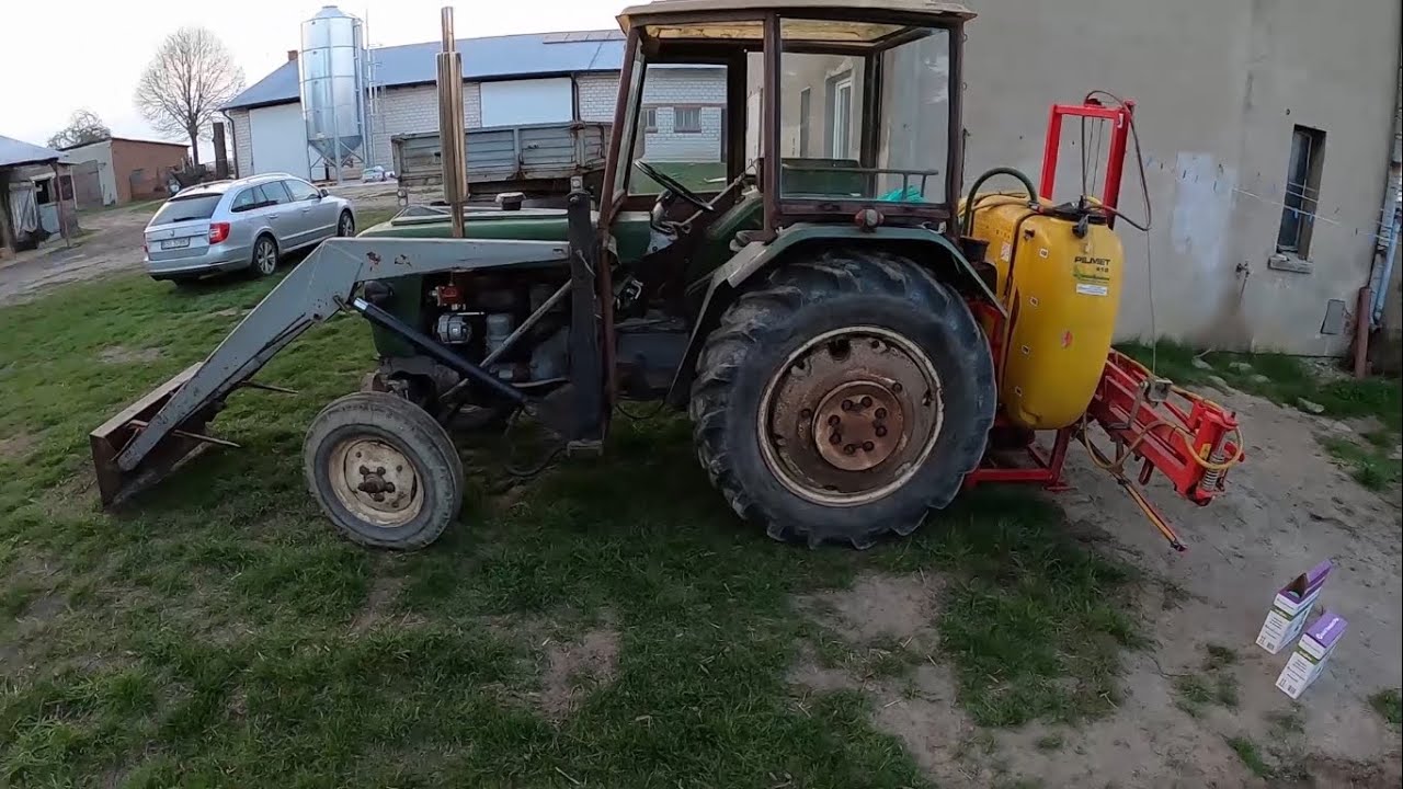 Oprysk na chwasty || Ursus C-330 + Pilmet 412 LM