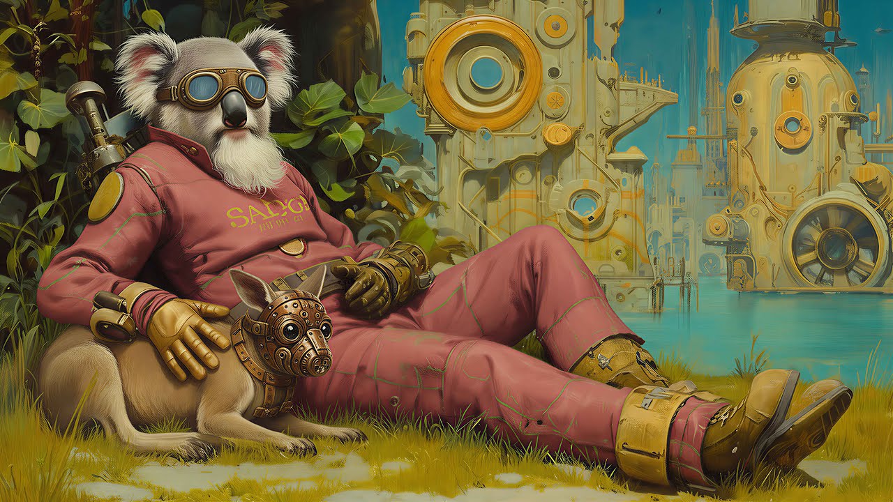 Whispers of a Brass World | Surreal AI Animation