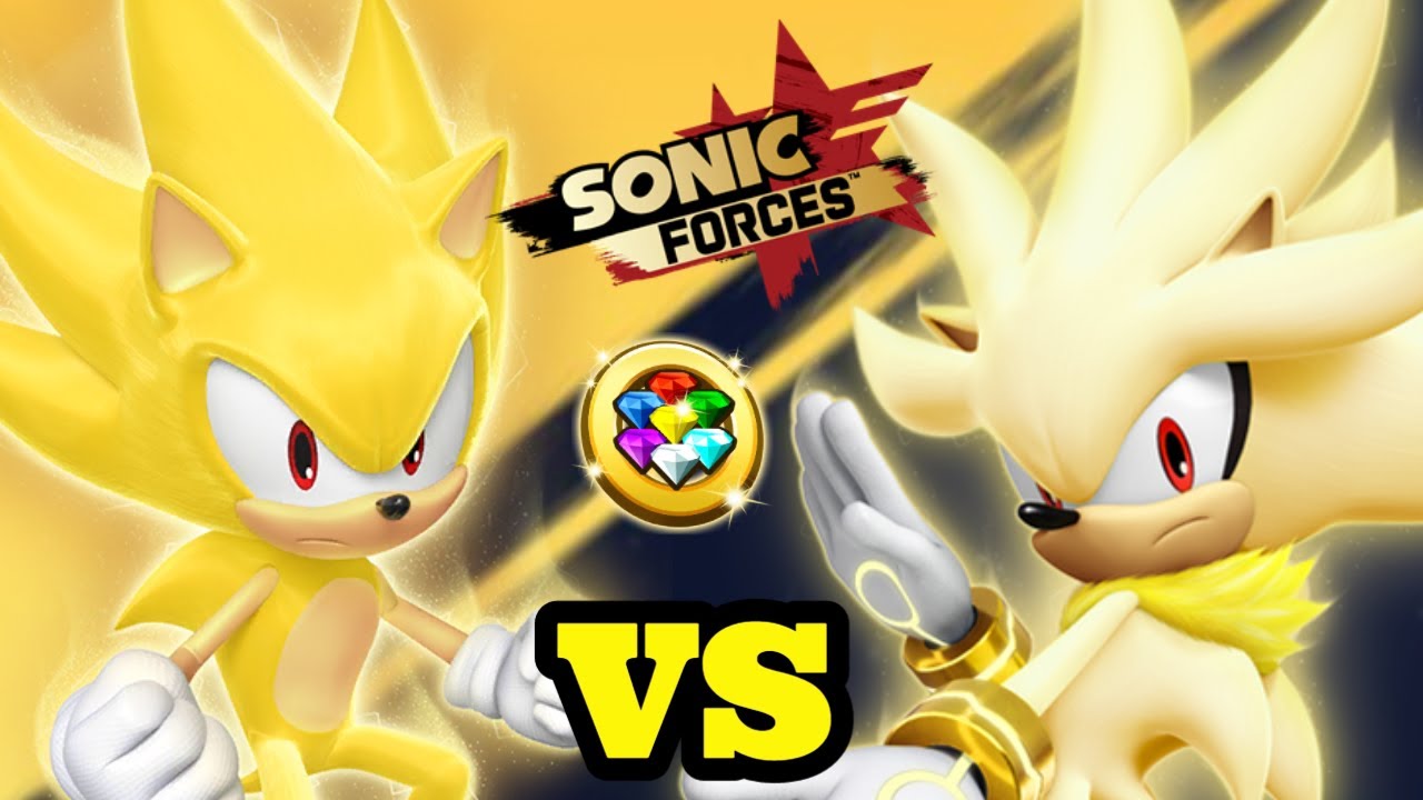 Super Silver VS. Super Sonic 💎 | Sonic Forces : Speed Battle