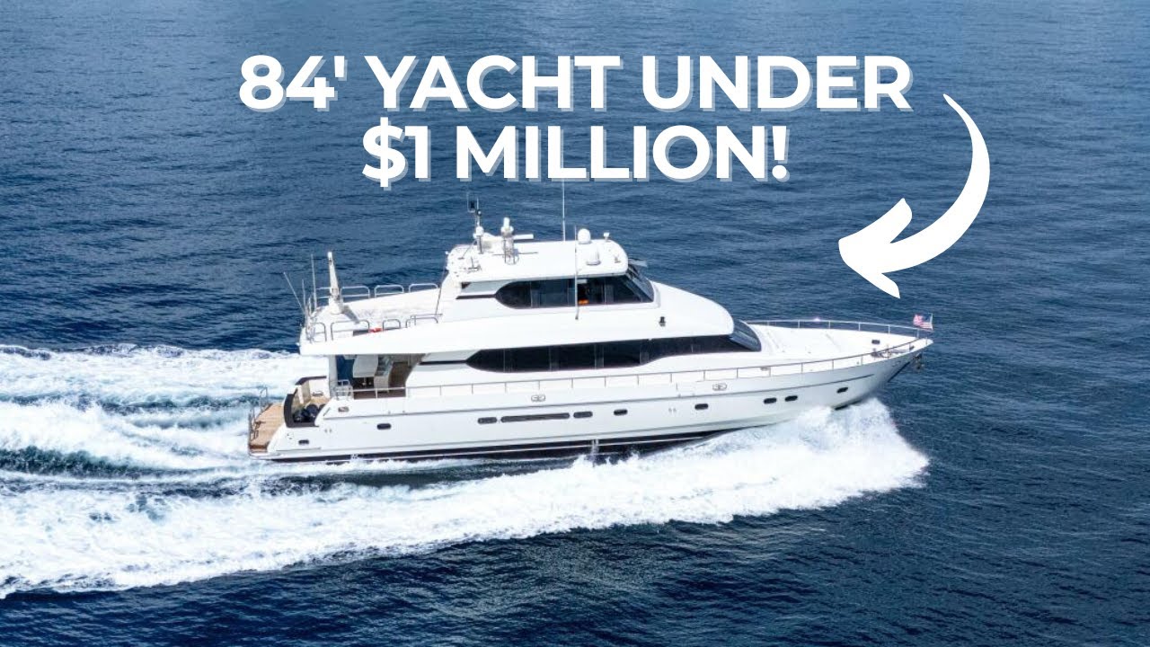 🚤 Tour the 2001 Monte Fino 82’ Yacht “Electrified” | FLIBS 2025 Yacht Walkthrough