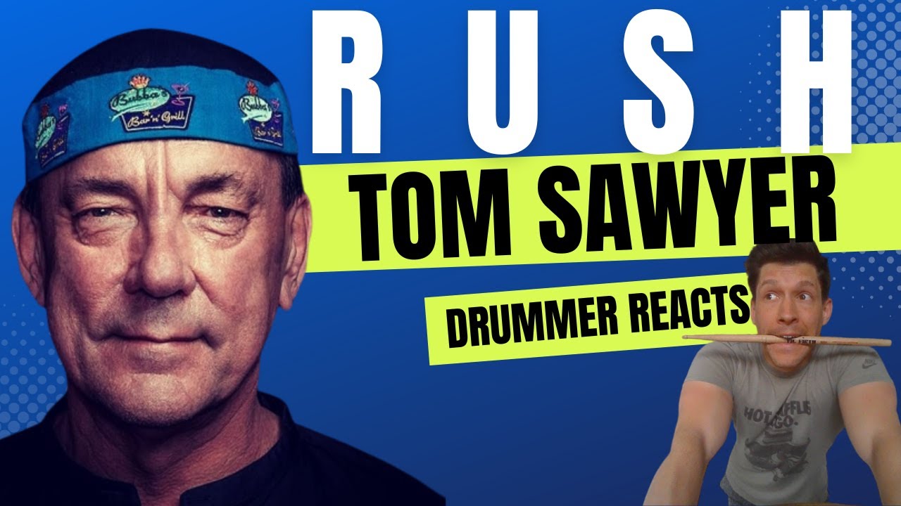 RUSH - TOM SAWYER - DRUMMER REACTS (PLUS LESSON)