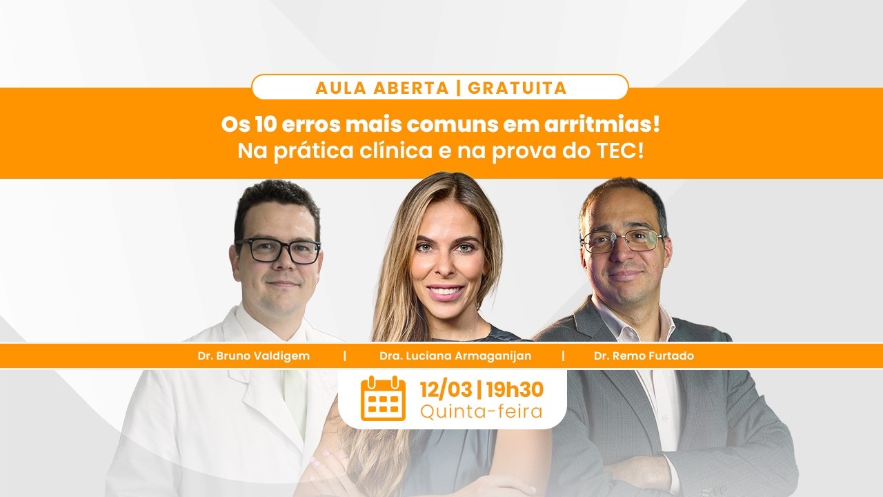 Os 10 erros mais comuns em arritmias: na prática clínica e na prova do TEC