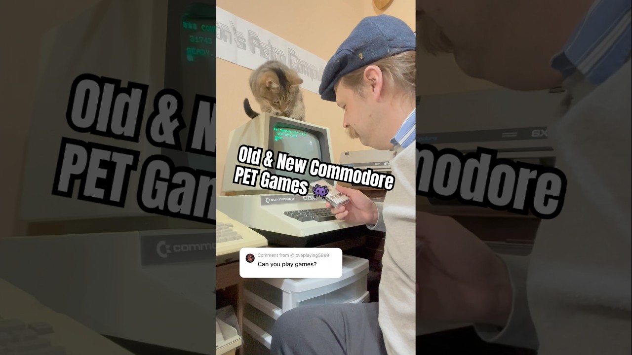 Играйте на почти 50-летней платформе Commodore PET! Меньше железа = больше фантазии!
