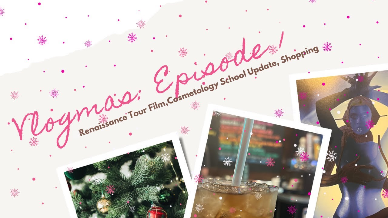 VLOGMAS Episode 1: Graduation Approaching, Shopping, Renaissance Tour Film