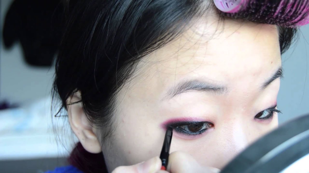 EXO Baekhyun Burgundy Makeup Tutorial | 엑소 백현 서가대 무쌍 메이크업 / 홑꺼풀 메이크업 ◇ 로엘킴