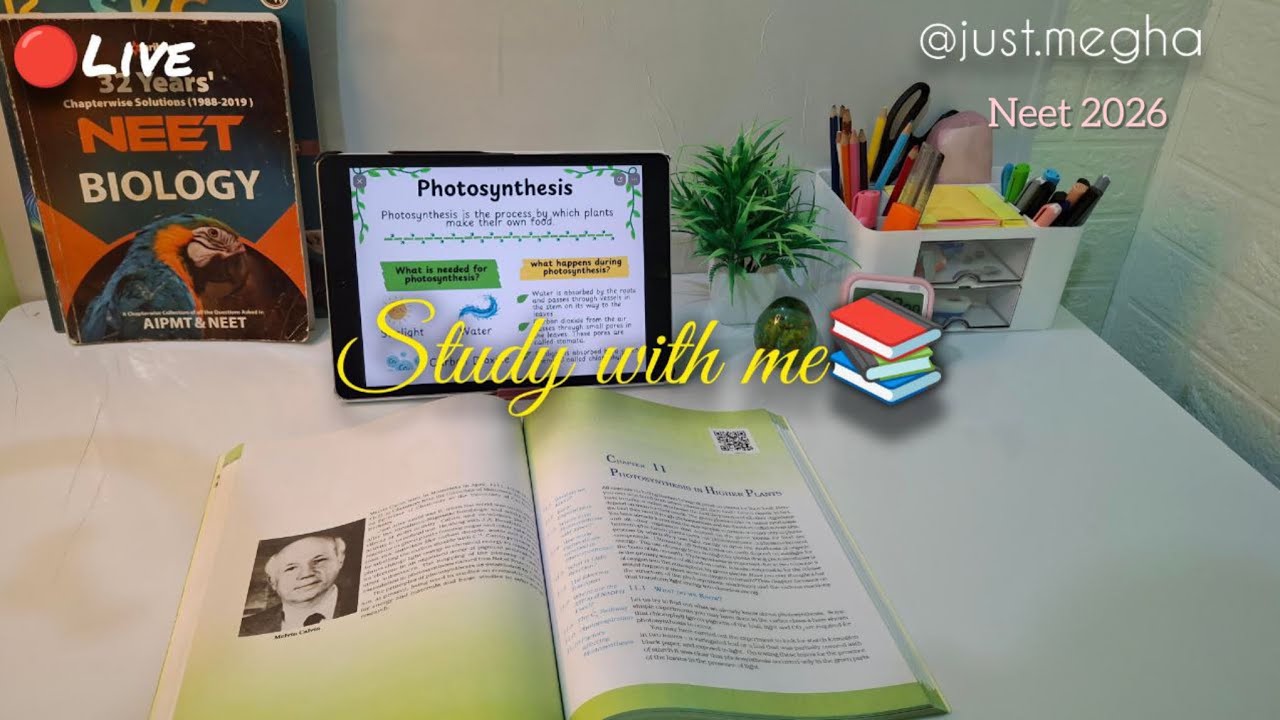 Full Night Study 📚|Pomodoro 50/10| NEET | #livestudy #neet2026