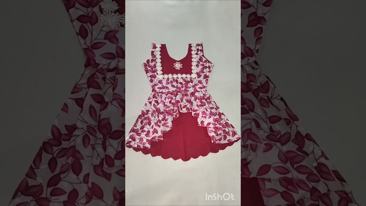 new style baby girls dress 💥easy cutting #babyfashion #frock #newcollection #stitching #shorts