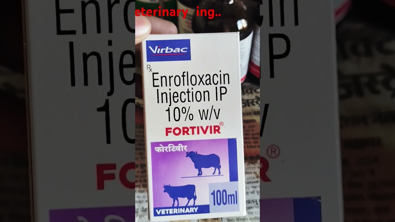 Veterinary enrofloxacin ing.multidose vial 