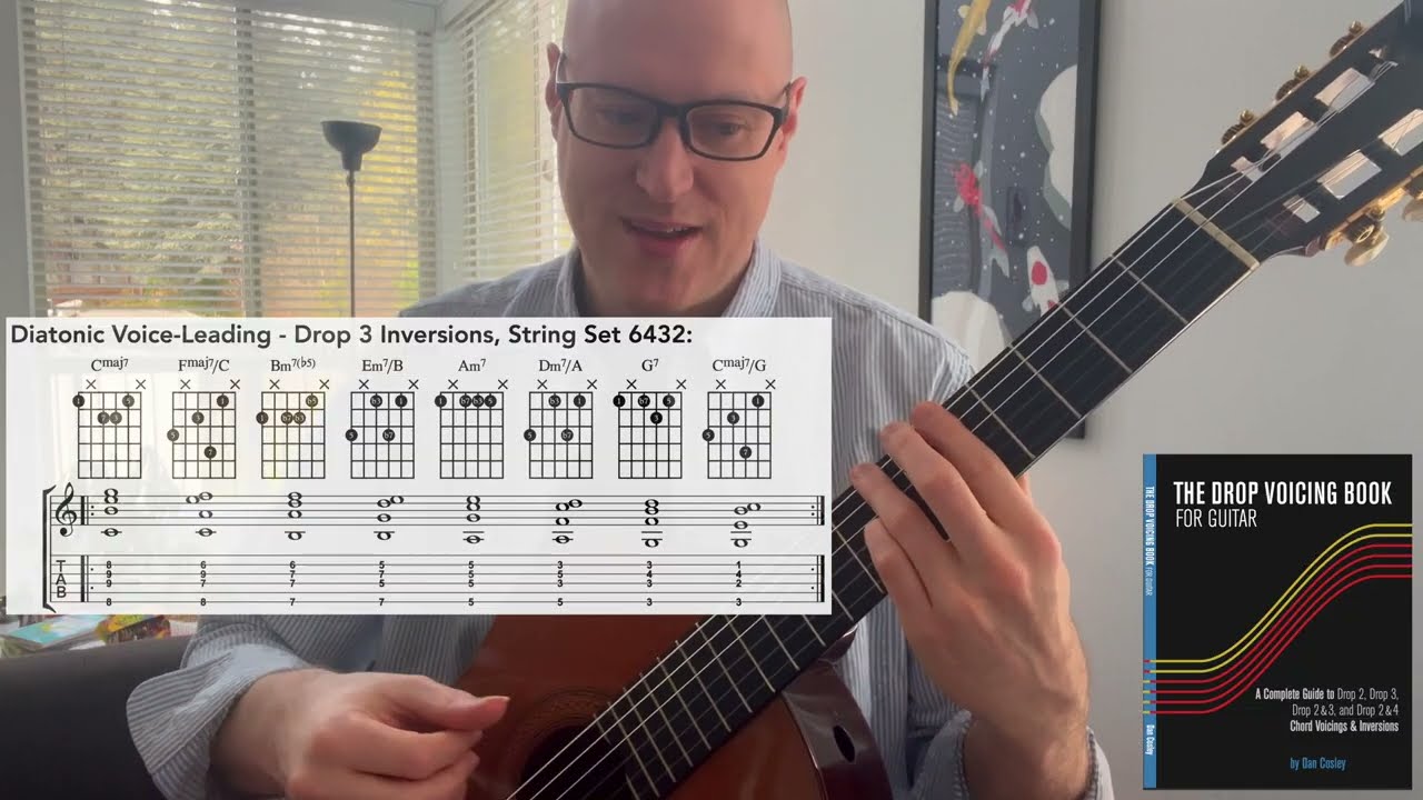 Master Drop 3 Inversions on Strings 6-4-3-2 | Drop Voicing Book for Guitar (pg. 76)