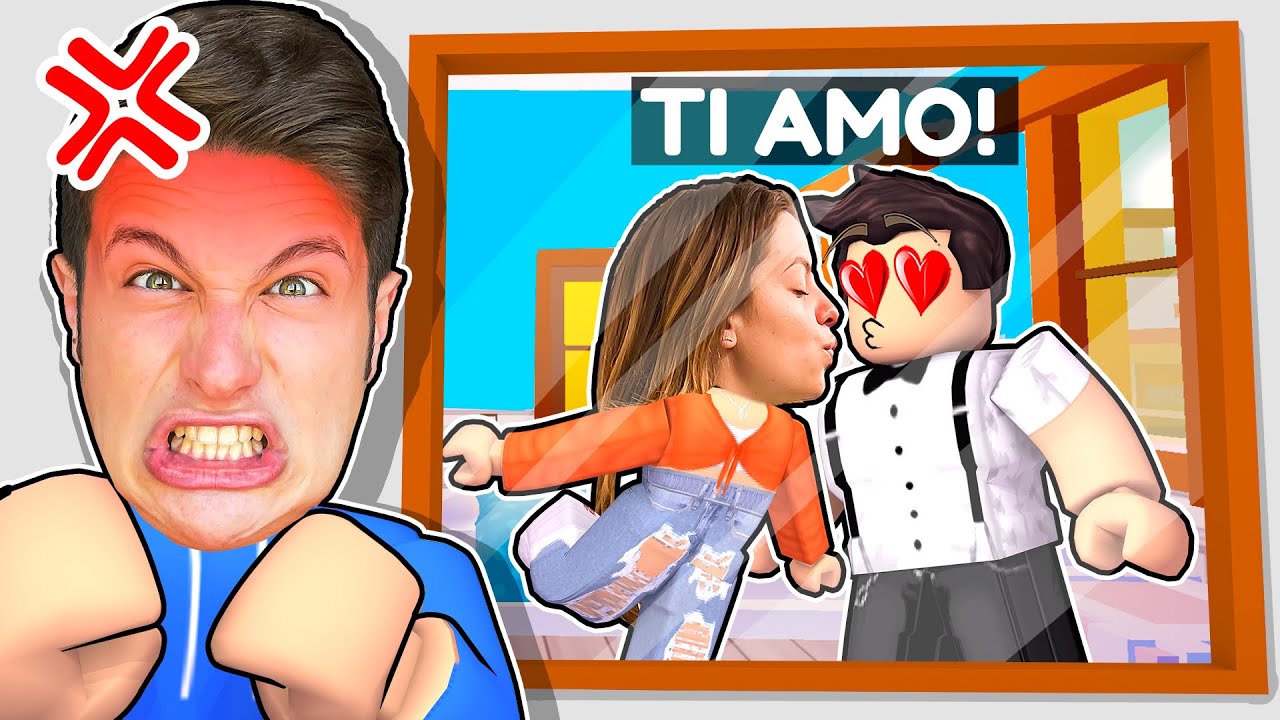 SPIO LA MIA RAGAZZA PER 24 ORE E SCOPRO CHE BACIA UN ALTRO SU ROBLOX!
