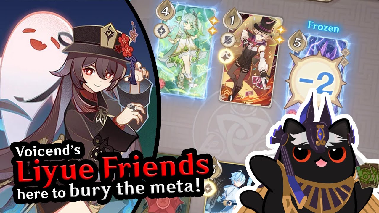 Bury the meta decks with Voicend's Liyue Friends! | Xingqiu Chongyun Hu Tao | Genshin Impact TCG
