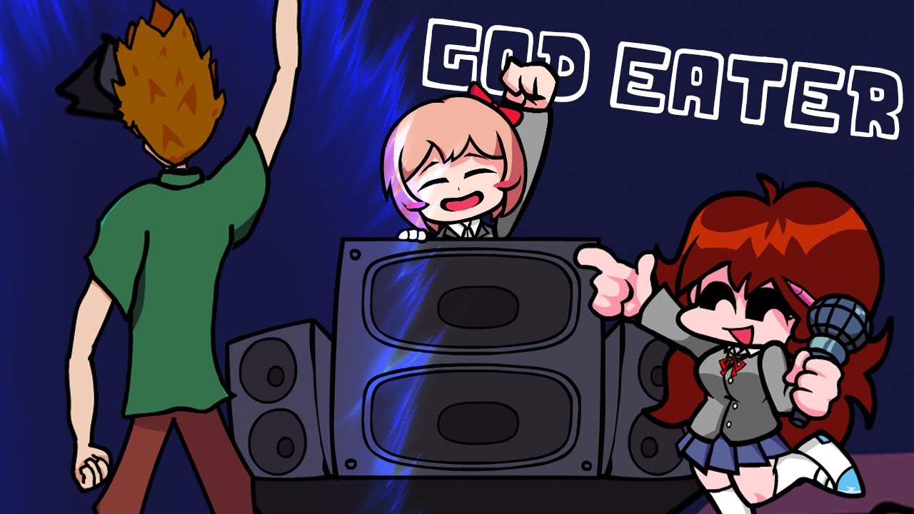 GOD EATER [2024MIX] - Shaggy Vs. GF ft. Sayori DDLC! [Vs. Shaggy | FNF Cover]