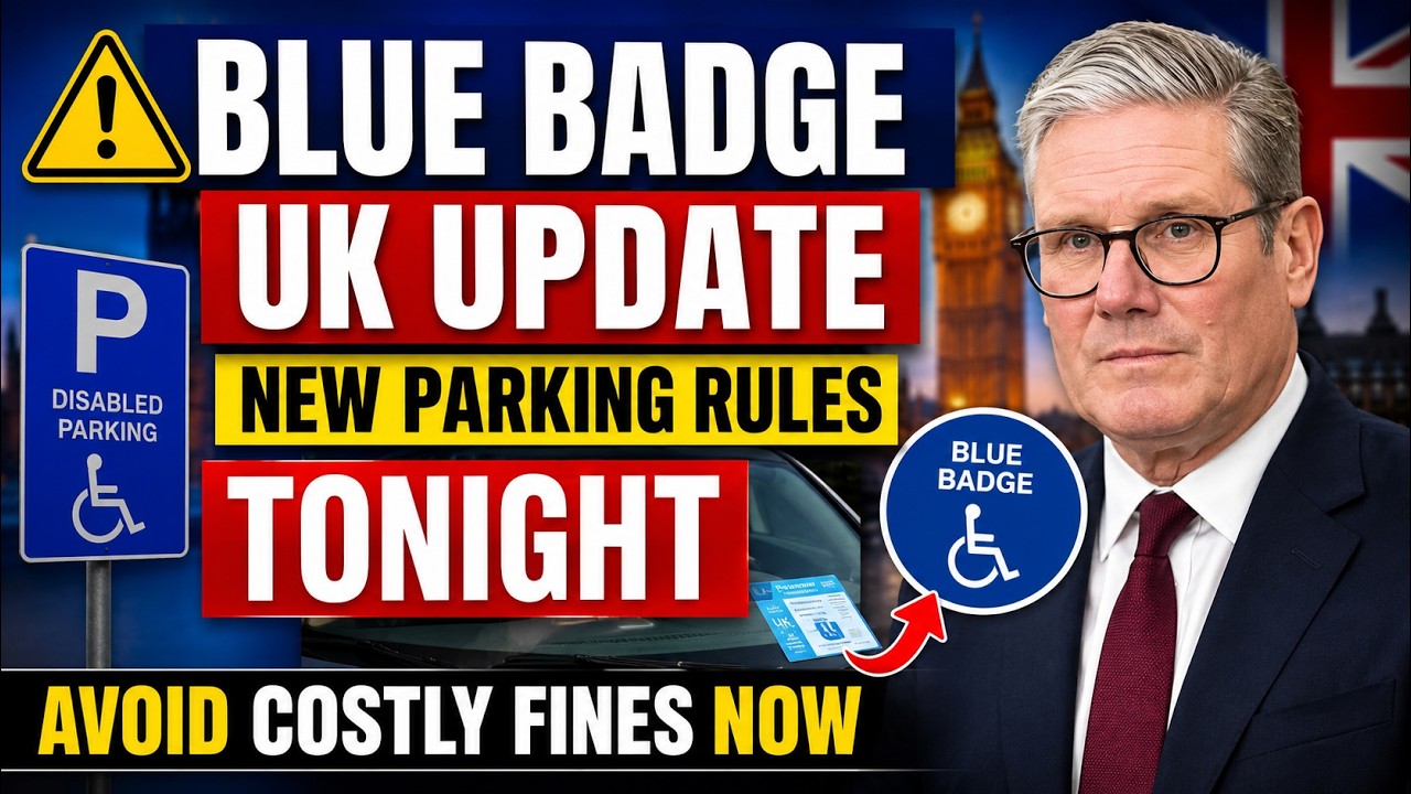 ⚠️ Blue Badge UK Update New Parking Rules TONIGHT Avoid Costly Fines Now