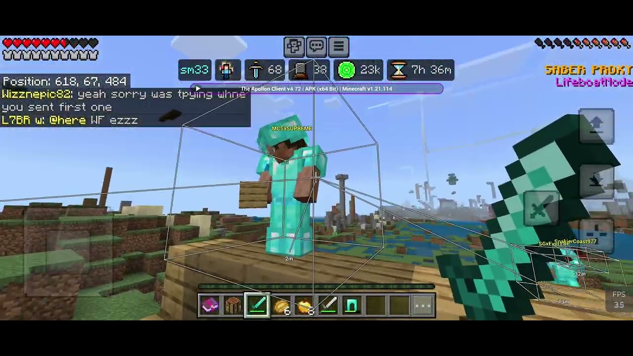 GOING IN ffa and sm got reset because lifeboat got scared 