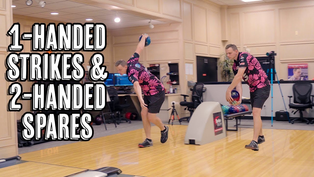 Могу ли я играть страйки одной рукой и спэры двумя руками??? | Andrew Anderson Bowling