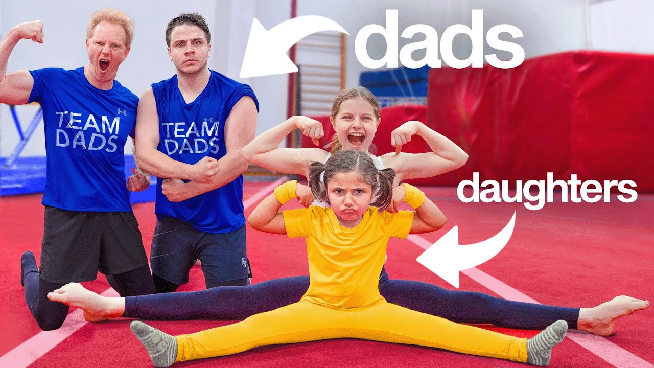 Dads VS Daughters! Who is Stronger? Mila & Salish Team up! ft/ Jordan Matter