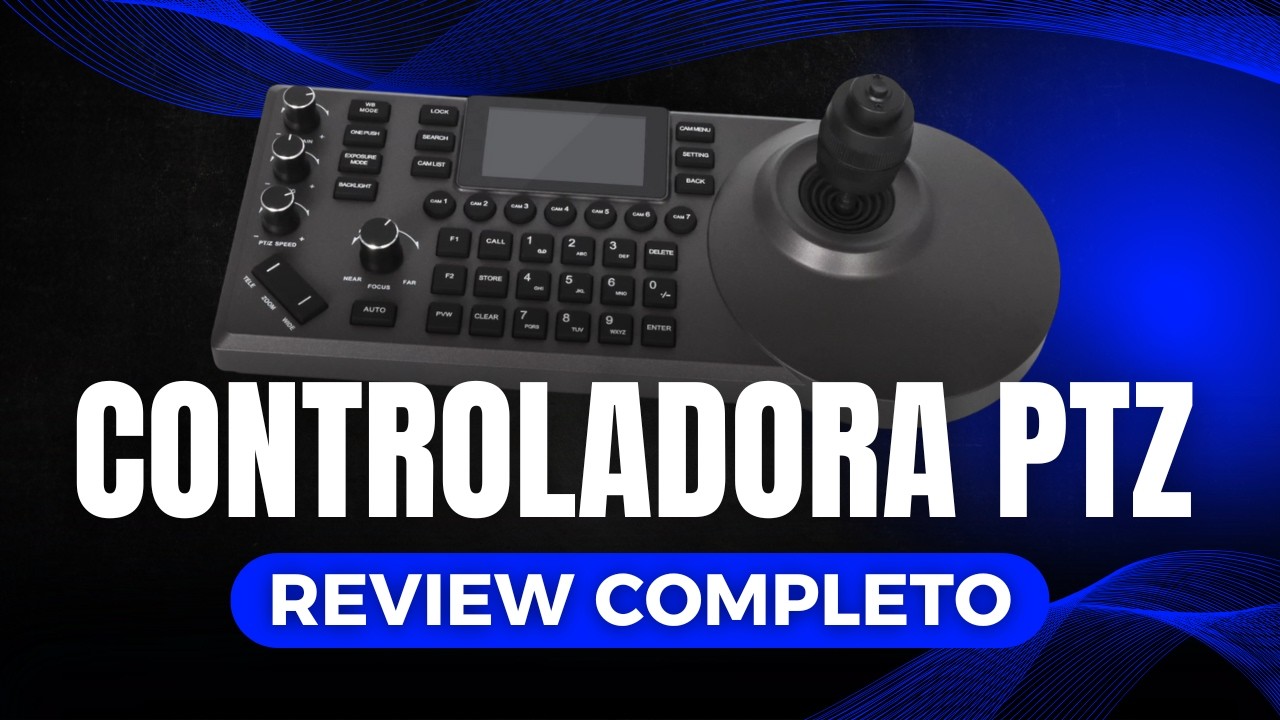 Melhor controladora PTZ que já testei - Controladora PTZ Runpu NDI