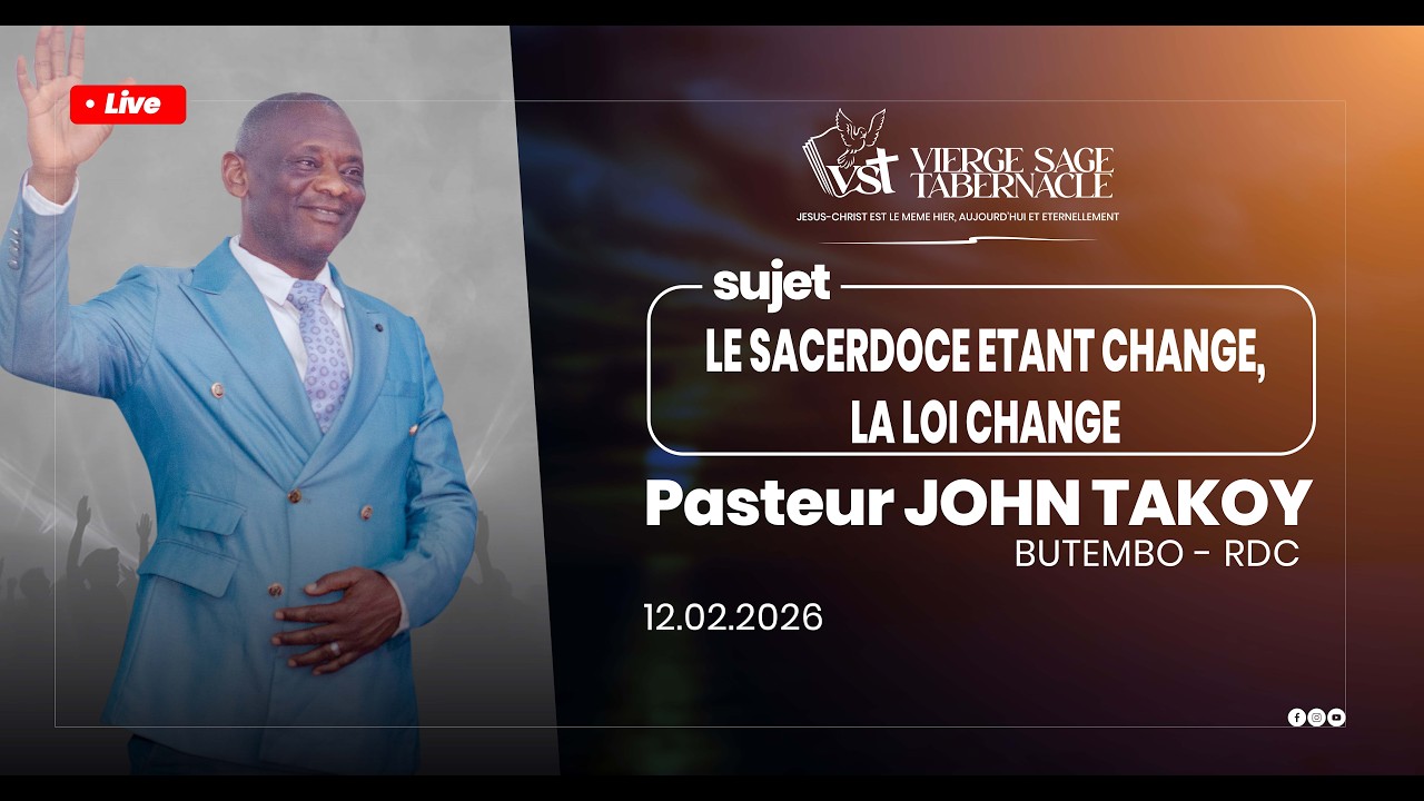 VIERGE SAGE TABERNACLE  / JEUDI .12.02.2026