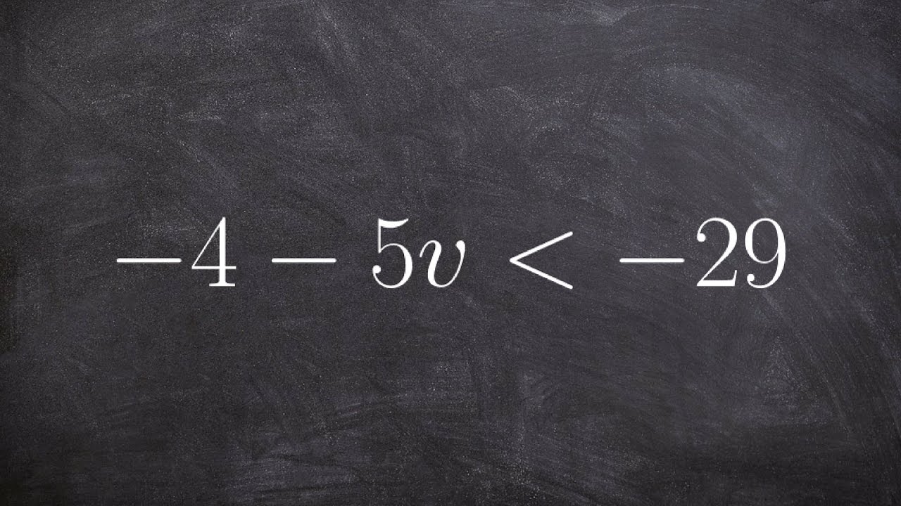 Solving a two step inequality