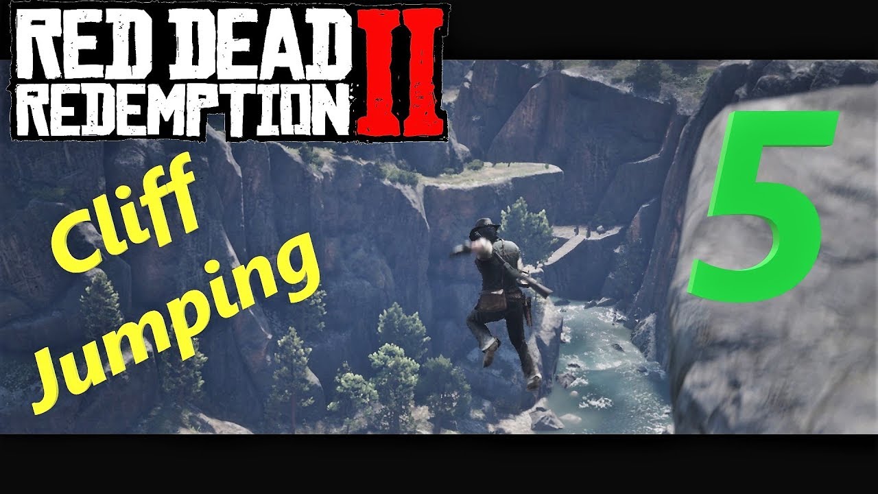 Cliff Jumping 5 (Ragdoll Showcase) - Red Dead Redemption 2
