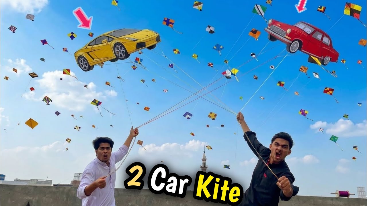 2 Best Car 🚗 Kite 🪁 Making Mukaram With Abubaker 