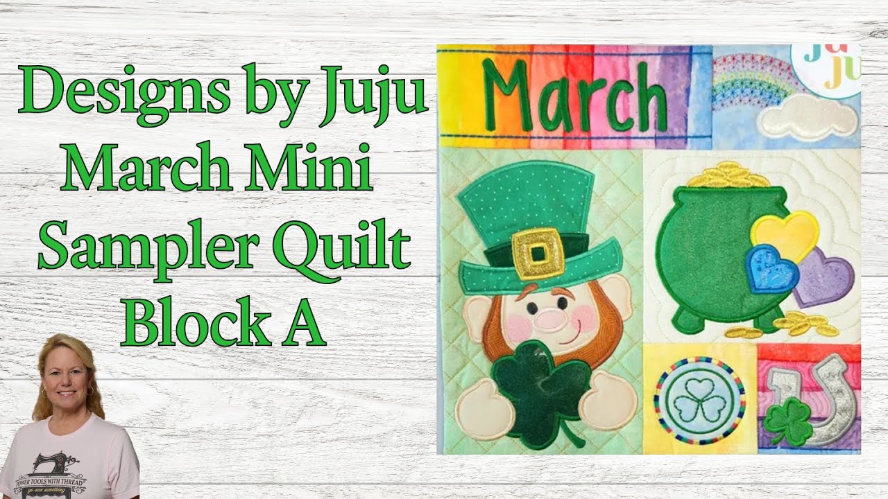 #DBJJ March Mini Quilt Sampler, Block A.  The Stitchuation Room, 5 Feb 26