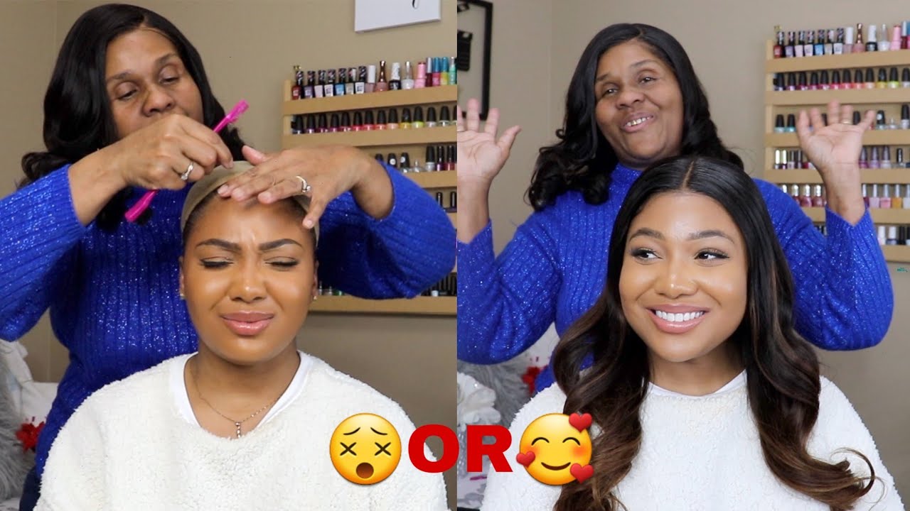 Mom Installs My Wig For The First Time *Shocking Results* HAIRVIVI day 20