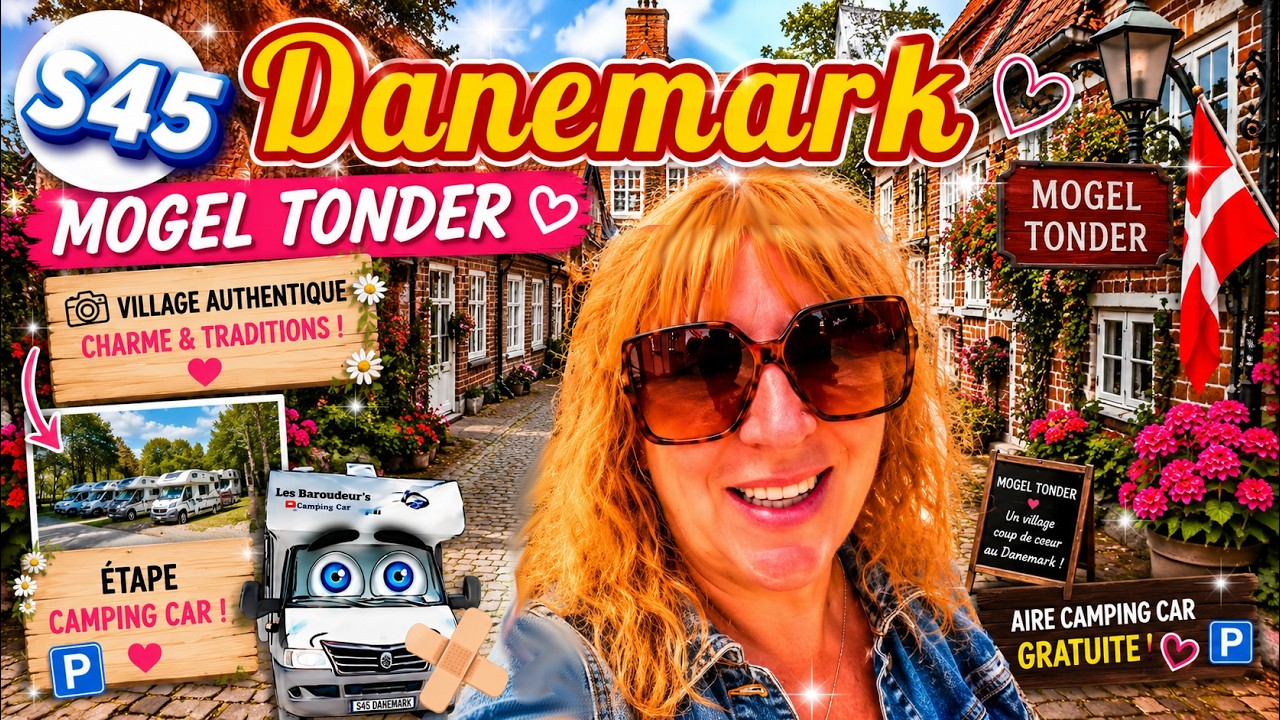 MOGEL TONDER DANEMARK : très joli village #campingcar #vanlife #scandinavia