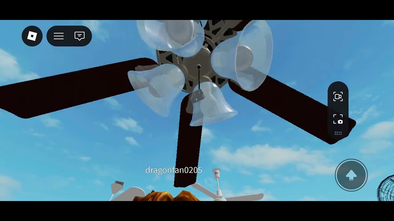 Wobbly ceiling fans in roblox???!!!