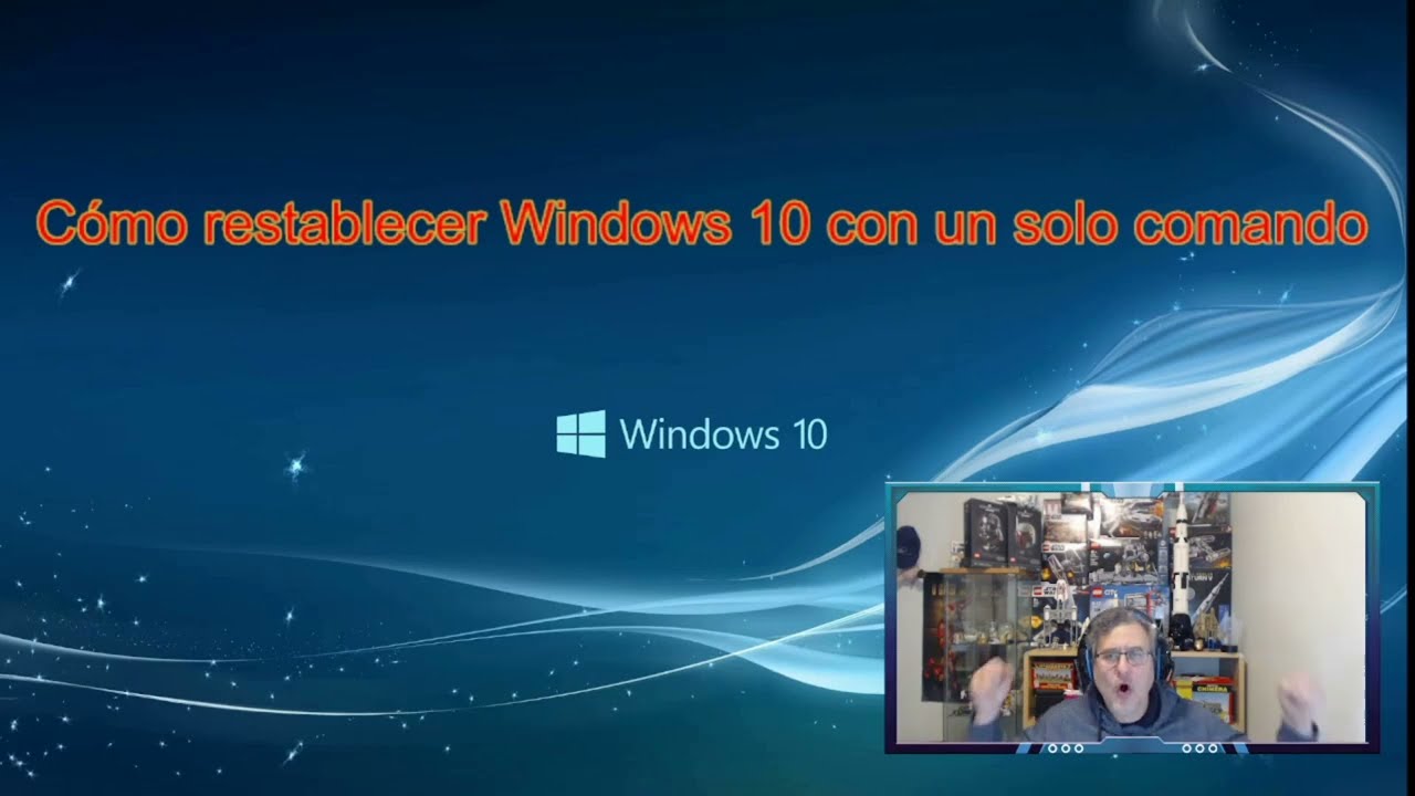Como restablecer Windows 10/11 con un solo comando  - Tutorial