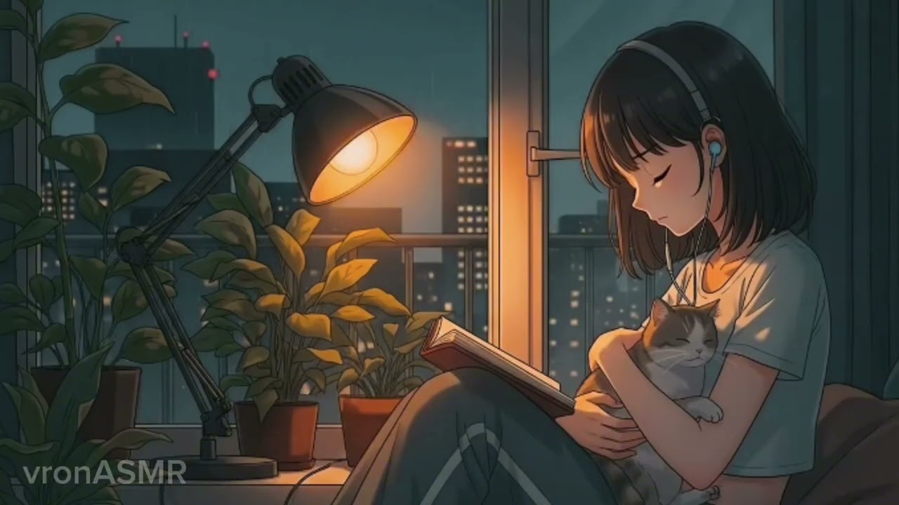 Heavy Rain & Calm Piano 🎹 Perfect Sleep Music