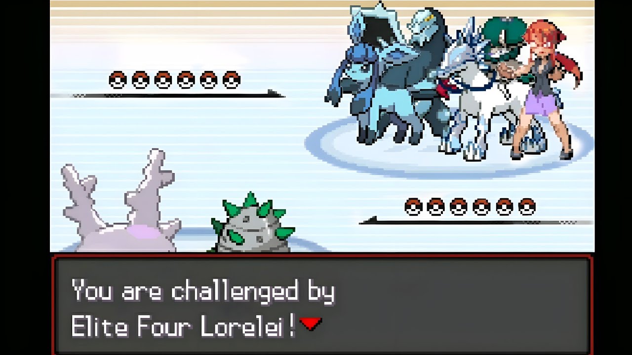 Pokemon Radical Red 4.1 - Elite Four Lorelei (Doubles)