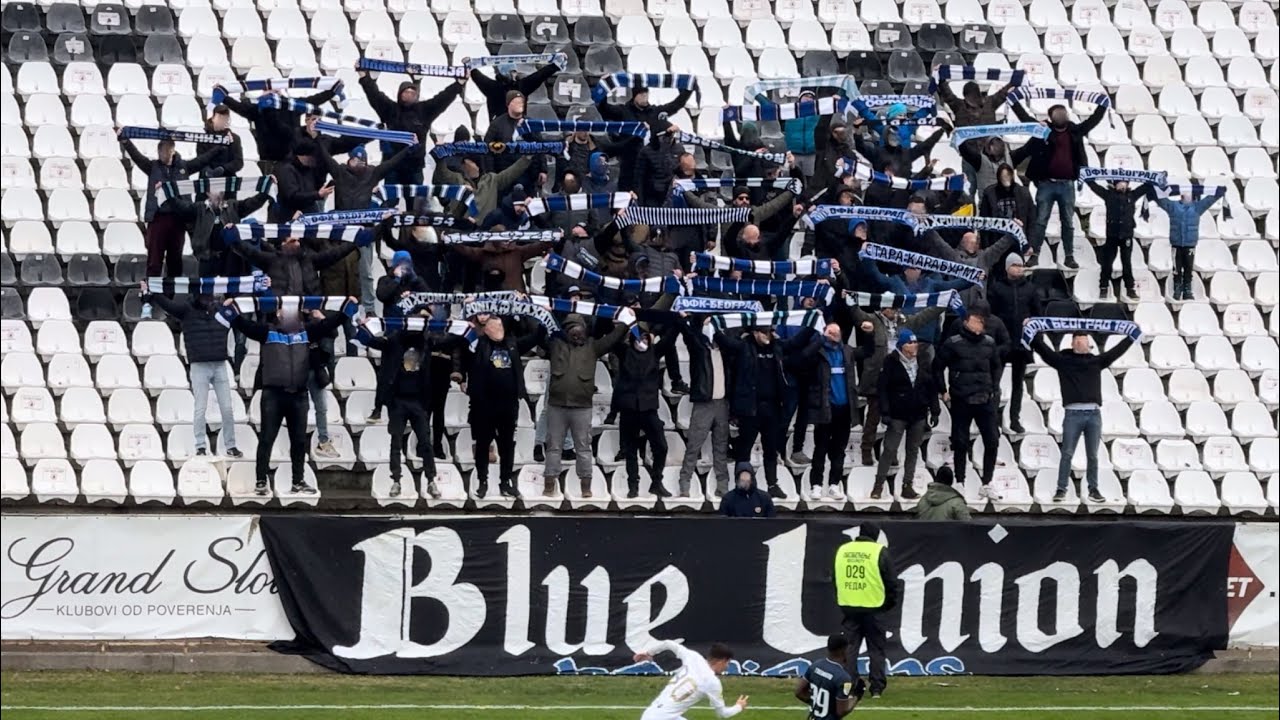 Plava unija na Banovom brdu (Čukarički - OFK Beograd 0:1, 15.12.2024.)