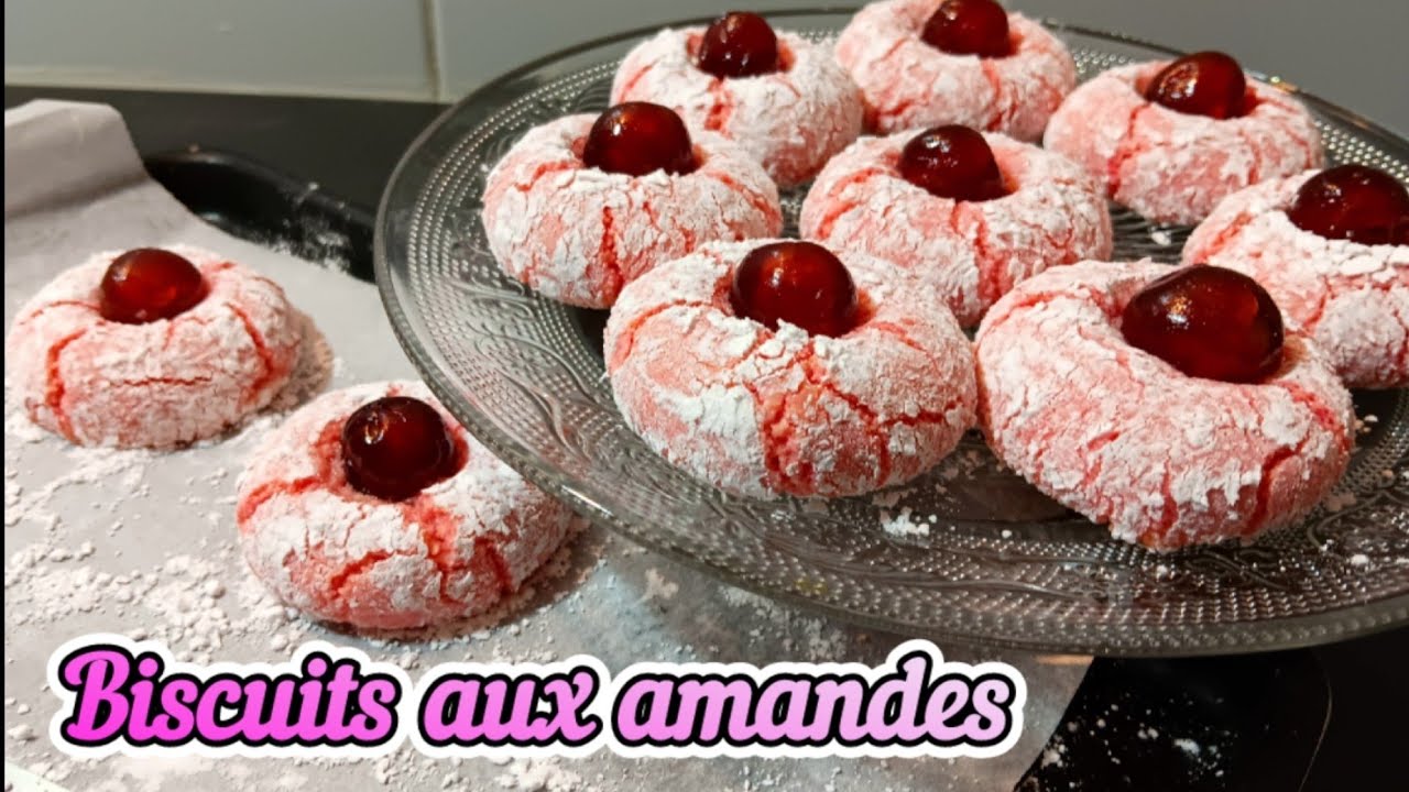 Des biscuits craquelés aux amandes sans gluten (mchakak)