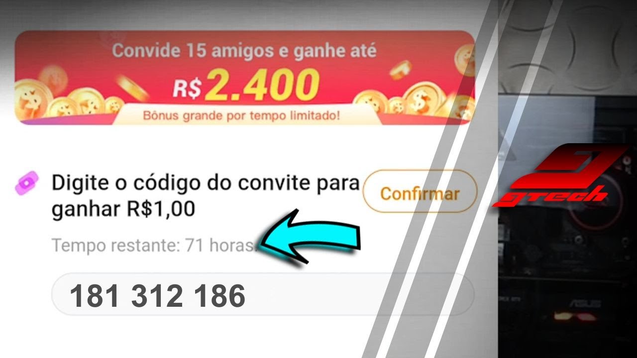 Como colocar C&Oacute;DIGO de CONVITE no KWAI